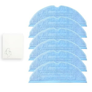 ���{���b�N roborock S7 MaxV Ultra / S7 MaxV Plus / S7 MaxV / S7+ / S7 �Ή� ���b�v�N���X �����U���Ή� ����\ �݊��}�C�N���t�@�C�o�[���b�v (6������)