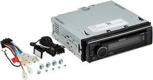 �P���E�b�h 1DIN���V�[�o�[ U382BT MP3 WMA AAC WAV FLAC�Ή� CD USB iPod Bluetooth KENWOOD