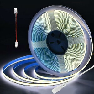 Cmswiftify COB LEDe[vCg e[vCg x320LEDs/m Px10m 24V Ê݌v F6500K 8mm h(IP20) ʃe[vt ؒf\ Hsv DIYȒP ݑΉ X/Lb`/Q/It