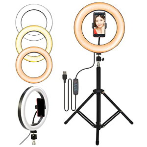 �����O���C�g �O�r 30�i�K���� [Latuna] 10�C���` �X�}�z USB���d 3�F���[�h ���P�xLED �p�\�R�� �X�^���h ���C�g