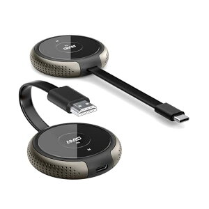 AIMIBO ���C�����XHDMI USB-C���M�@��HDMI��M�@�Z�b�g 2.4/5G 30M����]������ ���V�[�o�[ �g�����X�~�b�^�[ Surface�Ai-Pad�Ai-Phone 15�ATV�{�b�N�X�A�J���� ���C�����Xusb-c to hdmi��ʃ~���[�����O/�g��