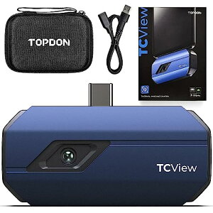 TOPDON �T�[���O���t�B�[ TC001 �ԊO���J���� android(Type-C)�p �T�[���O���t�B�[�J���� �X�[�p�[IR 512x384 �^��@�\�t�� ���{��Ή� �������O�K�p ���R��/HVAC�_��/���z������/PCB����/�����ώ@�Ȃǌ�