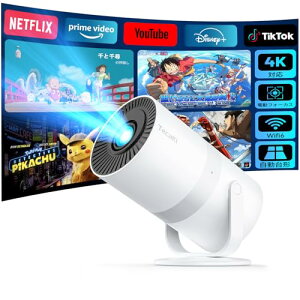 Tecaki 2025�N �����^ �v���W�G�N�^�[ �ƒ�p�yAndroid TV�����E������`�␳�E�d���t�H�[�J�X�z 270°��] �V�䓊�e 1080P 18000LM 4K�Ή� �É� 200�C���`���� 50���Y�[�� �z�[���V�A�^�[ �v���W�F�N