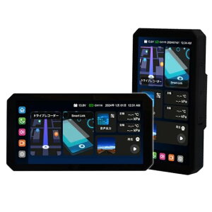 MAXWIN �o�C�N�p �X�}�[�g���j�^�[ 6.1�C���` �c��ʕ\���Ή� �y���{�̉��O�g�p�Ή�DFS���ځz �y���[�J�[�ۏ�2�N�t�z CarPlay/AndroidAuto�Ή� �h�� �d���v�\�� �f�B�X�v���C�I�[�f�B�I M2-Lite