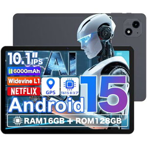 �^�u���b�g 10�C���` 2025�����\���f�� 16GB+128GB+1TB-TF�g�� Android 15 Wi-Fi���f�� 8�R�AT615 CPU 1280*800 IPS HD ���� �A���h���C�h �^�u���b�g 6000mAh Widevine L1 GMS�F��/�Z�K/PSE/�F�� GPS/OTG/�������e/����