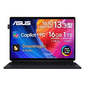 ASUS �m�[�g�p�\�R�� ProArt PZ13 HT5306QA 13.3�^ Qualcomm Snapdragon X Plus ������16GB SSD 1TB Windows 11 �d�� 850g 2in1 �^�u���b�g Wi-Fi 7 Type-C���d�Ή� �L�@EL�p�l������ Copilot�L�[���� AI PC �^�b�`�X�N���[�� HT53