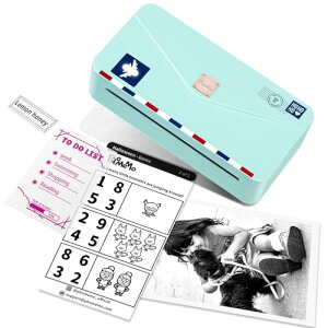 Phomemo M04AS �~�j�v�����^�[ �T�[�}���v�����^�[15/53/80/110mm���M���Ή� �X�}�[�g ���x�� 300dpi �ʐ^/�m�[�g/����/�N���X�}�X�M�t�g�ɍœK�ł� 110mm�������M��1���t�� ���{��Ή�