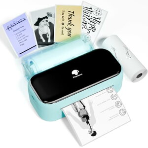 Phomemo M03 �X�}�z�Ή� 80mm ���o�C���v�����^�[ �T�[�}���v�����^�[53mm�E80mm�p���Ή� �|�[�^�u���^ �t�H�g����@ ���� �蒠�Ղ�񂽁[ ���M�Ղ�񂽁[ �g�т����� Bluetooth�ڑ� �ʐ^/����/��