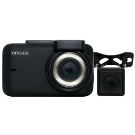 innowa Journey Plus S ドライブレコーダー 前後 デュアルカメラ フルHD Wi-Fi GPS 160度広角 常時/衝撃録画 駐車監視 2年保証 32GBのSDカード付