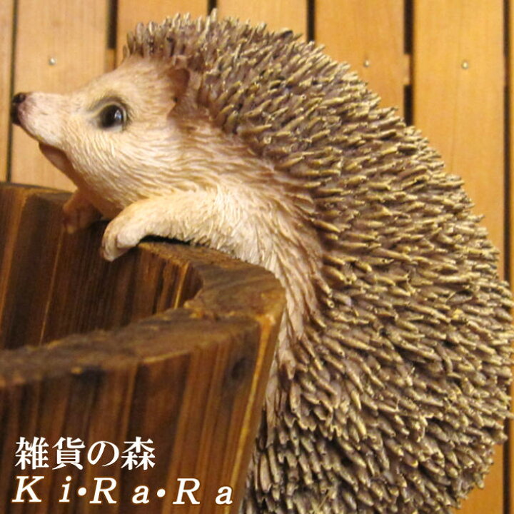 楽天市場】ハリネズミ 置物 ぶらさがりヘッジホッグ リアルな 