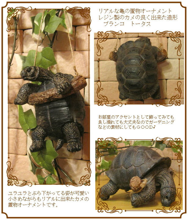 リアルな亀の置物 カメ お庭 かめ インテリア カメのフィギュア ガーデン 爬虫類 玄関 縁起物グッズ ａタイプ 少し豊富な贈り物 ａタイプ