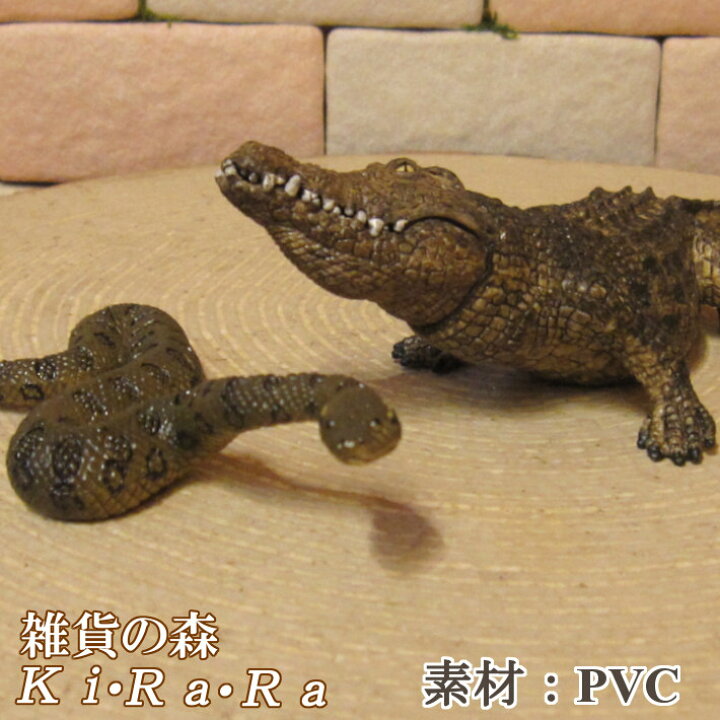 楽天市場 ヘビ ワニ置物 アナコンダ ワニ ２点セット リアルな 蛇 鰐 爬虫類 動物オブジェ オーナメント 装飾 ミニチュア ドール フィギュア モチーフ インテリア 雑貨の森 Ki Ra Ra