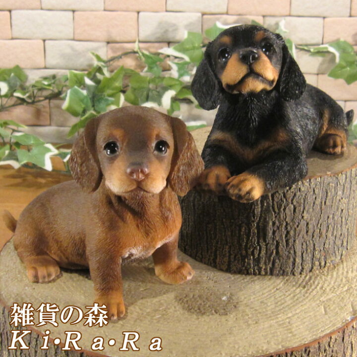 楽天市場】犬の置物 ダックスフント フレンズ ダックス ワンちゃん 