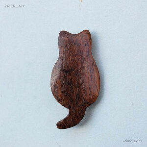 Wood Brooch CAT@@sY@Ebh@u[`@ANZT[@Mtg@؁@ؐi@lR@L@Lbg@ylR|X3_܂ŁERpNgΉz