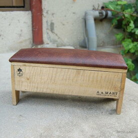 「ミニチュアボックスベンチ」ベンチ　イス　椅子　いす　チェアー　収納　整理　小物入れ　インテリア　ボックス　BOX　ウッド　ミニチュア　ミニサイズ