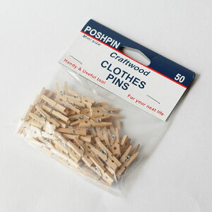 「木製クロスピン ミニ」ミニクリップ 木製クリップ ウッドクリップ ミニサイズ ディスプレイ【コンパクト対応】