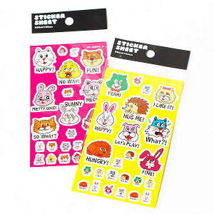 uSTICKER SHEET ANIMALv XebJ[V[g XebJ[ V[ Aj}  قуV[ LbY q fR[VyRpNgΉ/lR|XΉ12܂Łz