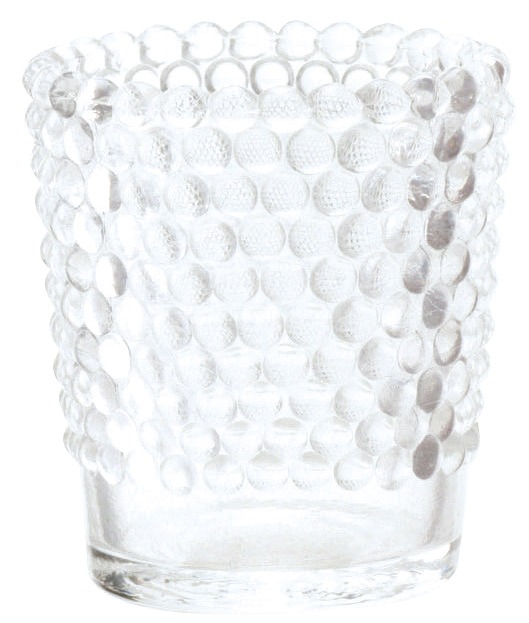キャンドルホルダー　ホビネルグラス　クリスタル　アロマキャンドル用キャンドルグラス　カメヤマ