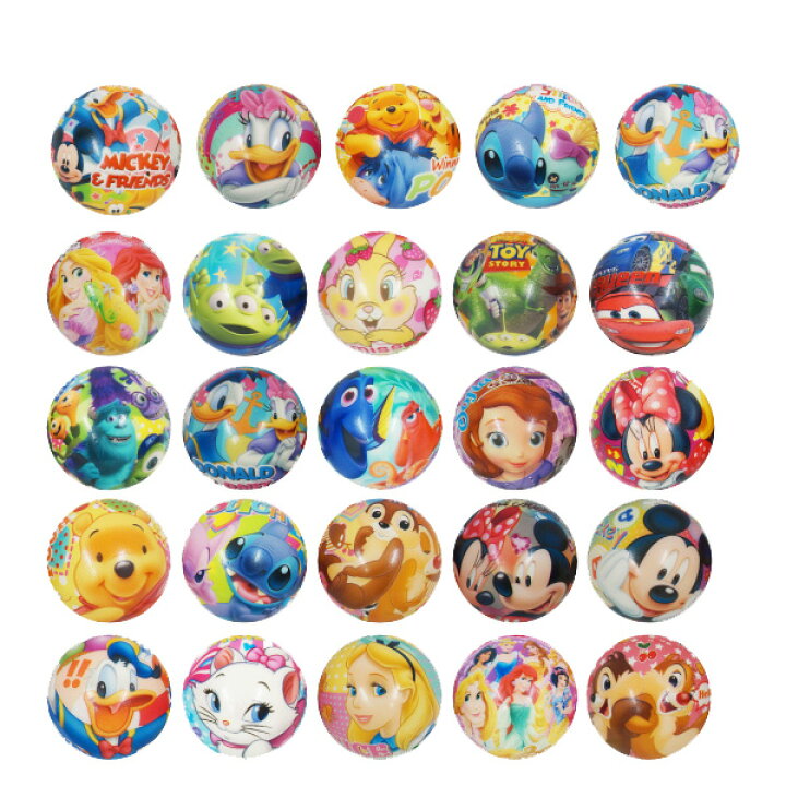 楽天市場 25個セット すくい用品 ディズニー ビニールボール ディズニーオールスターpuボール25種アソート すくい すくい用 スーパーボール ミッキー ミニー ボール イベント まんまる ゲーム おもしろ雑貨 ザッカ ビンゴ景品 バザー ハロウィン 花火 はなび