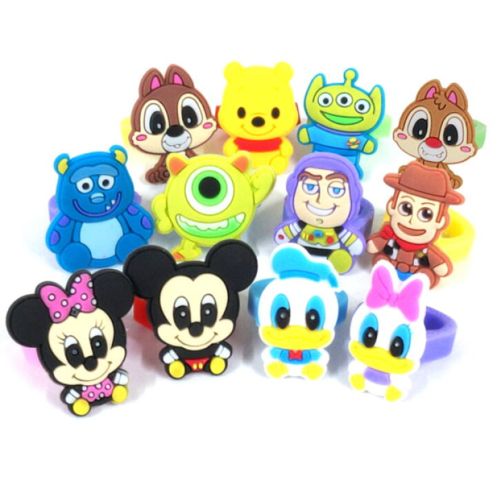 楽天市場 50個セット ディズニーオールスターラバーリング 指輪 おしゃれ アクセサリー キャラクター 女の子 雑貨 子供会 子ども会 ミッキーマウス ミニーマウス トイストーリー エイリアン ハロウィン 花火 はなび ハナビ Zakka Marche