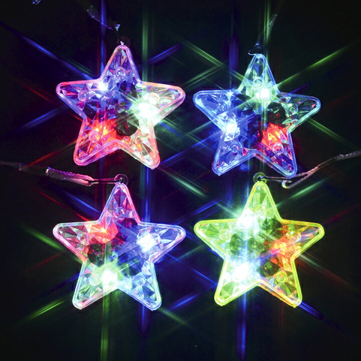 楽天市場】【36個セット】フラッシュダイヤスターペンダント 景品 玩具 