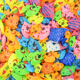 【おもちゃ 魚】アクアリウムフィッシュ(100個入) 景品 玩具 さかな すくい 熱帯魚 夏休み おまつり 子ども会 イベント おもちゃ かわいい