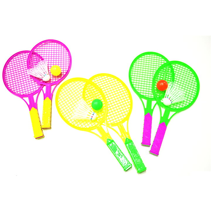 楽天市場】【12個セット】ハッピーバドミントンセット スポーツ 