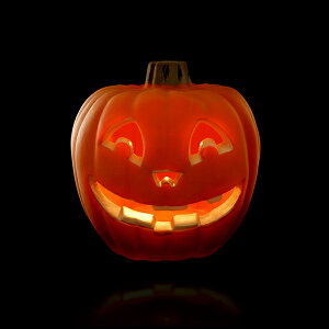 【ハロウィン】BIGパンプキンランタン スマイル 51cm 光る フラッシュ ランタン かぼちゃ パンプキン ハロウイン ハロウィーン Halloween インテリア オブジェ ディスプレイ 飾り パーティー イ