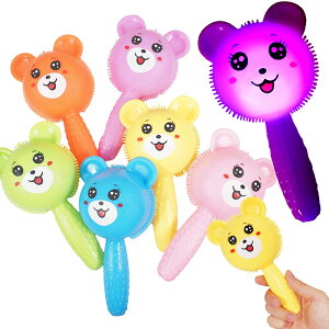 【12個セット】【光るスティック 光るおもちゃ】光るピカピカクマさんスティック 光る おもちゃ 光り物 光る玩具 かわいい 光る スティック くじ引き景品 雑貨 イベント プレゼント 縁日 イ