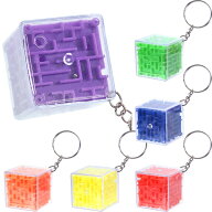 【50個セット】【知育 めいろ】ミニキューブ3D迷路 知育玩具 おもちゃ 迷路 パズル 集中力 空間認識力 考…