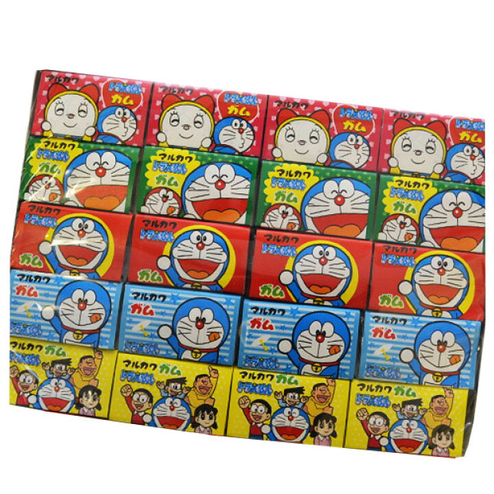 楽天市場 ドラえもん お菓子 マルカワ ドラえもんガム 60個入 お菓子 チューインガム 美味しい 噛む キャラクター おやつ 遠足 リラックス ビンゴ景品 業務用 バザー クリスマスブーツ Zakka Marche