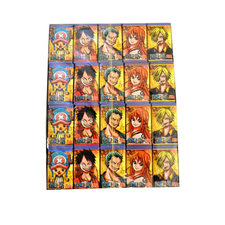 楽天市場 トップ ワンピースガム60個入 お菓子 ビンゴ景品 業務用 バザー ハロウィン 花火 はなび ハナビ Zakka Marche