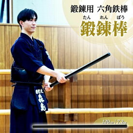 鍛錬棒 振り棒 四尺 120cm 7.2kg 素振刀 振棒 六角鉄棒 剣道 鉄刀 素振り 鍛錬具 トレーニング 筋トレ 侍鍛錬棒 鍛錬用 六角金棒 ダンベル 鉄アレイ 野球 木刀 トレーニング用品 ストレッチ 家トレ