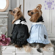 ANNA SUI サテンワンピース | 23s 犬服 アナスイ アナ スイ アナ・スイ