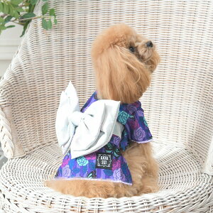 ANNA SUI アナスイ アナ スイ アナ・スイ バタフライ柄 振袖 | 着物 犬服 ドッグウェア 仮装 コスプレ ハロウィン 24a お正月