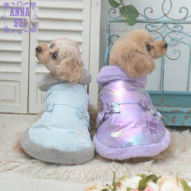 2025年新作 ANNA SUI アナスイ アナ スイ アナ・スイ リボン付きリアルダウンベスト | ジャンパー アウター ダウン 犬服 ドッグウェア 25a