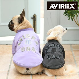 AVIREX アヴィレックス アビレックス シグネチャーロゴMA−1 | ブルゾン ジャンパー ジャケット 犬服 ドッグウェア 24a