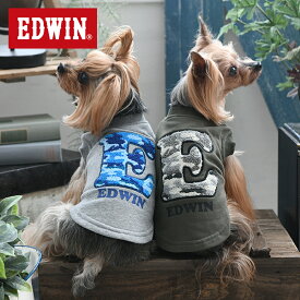 EDWIN エドウイン エドウィン もこもこパッチスウェット | トレーナー 犬服 ドッグウェア 23a SALE
