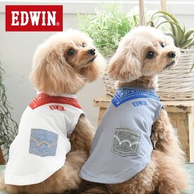 EDWIN エドウイン バンダナスカーフメッシュタンク | タンクトップ 犬服 ドッグウェア 2024 新作 24s