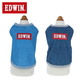 15％クーポン付 EDWIN パピーボックスロゴタンク | 犬服 エドウイン エドウィン
