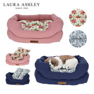 LAURA ASHLEY ローラアシュレイ 花柄ベッド ペット用ベッド | ペットベッド ペット用品 寝具 犬用品 猫用…