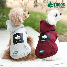 LOGOS ロゴス もちのびボックスロゴパーカー | フーディ 犬服 ドッグウェア 23a SALE
