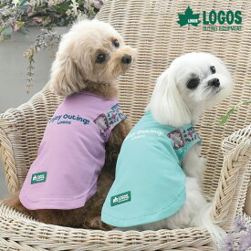 LOGOS ロゴス ニットプリントタンク | タンクトップ 犬服 ドッグウェア 2024 新作 24s