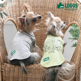 LOGOS ロゴス 線描きプリントタンク | タンクトップ 犬服 ドッグウェア 2024 新作 24s