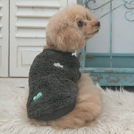 LOGOS ロゴス シンプルボアスウェット | ボア フリース 犬服 ドッグウェア 25a