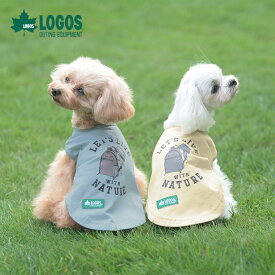 犬 服 洋服 ブランド ドッグ ウェア 涼しい 虫除け タンクトップ 男の子 キャンプ アウトドア | LOGOS ロゴス おでかけタンク 25s