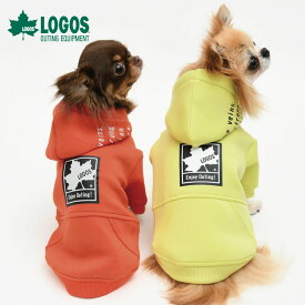 犬 服 洋服 可愛い ブランド ドッグ ウェア 秋 冬 パーカー フーディ 男の子 | LOGOS ロゴス もちのびロゴパーカー 2026年 新作 26a