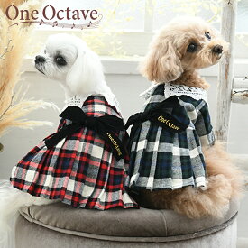 ONE OCTAVE ワンオクターブ ワンオクターヴ レース襟ワンピ | ワンピース犬服 ドッグウェア 23a SALE