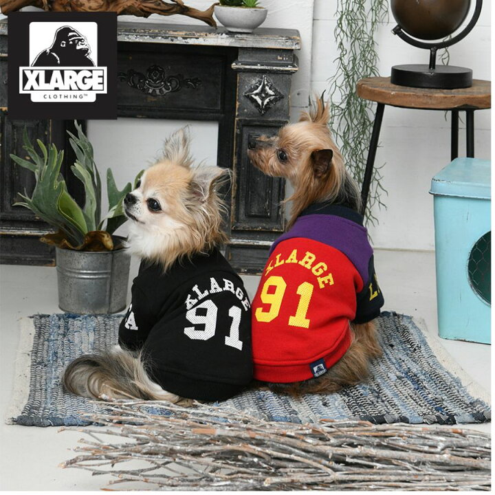 楽天市場】XLARGE ナンバリングスウェット 犬服 トップス トレーナー  