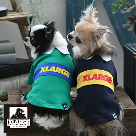 XLARGE エクストララージ ラガーシャツ | カットソー スポーツ 犬服 ドッグウェア 23a